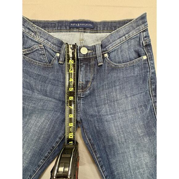 Rock Republic Berlin Jeans Women’s Size 6M Dark Wash Denim - Picture 4 of 9